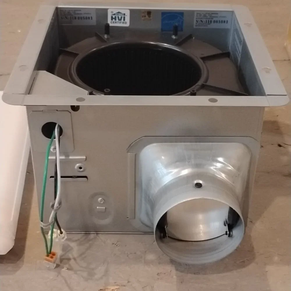 Modern Fan Vent for large room quiet and light no attic access needed trendy sof